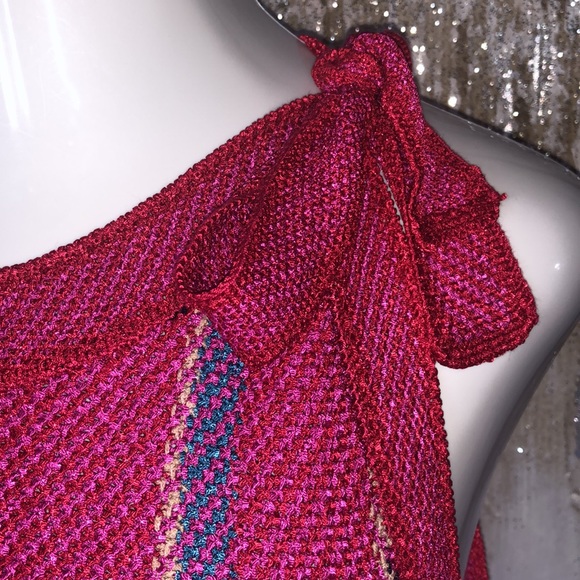 ANN TAYLOR SIDE TIE SWEATER HALTER TOP - Picture 2 of 7